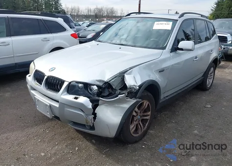 2006 BMW X3 3.0I from USA, damaged, VIN WBXPA93416WG80243